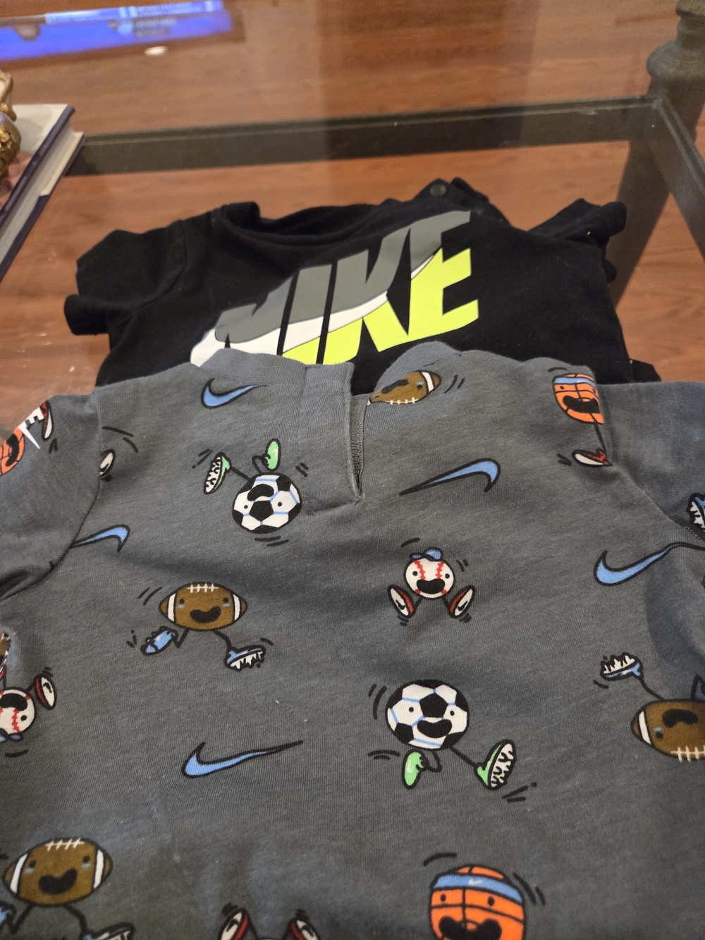 Nike Kids 6 Mth 2 Pieces Short Sleeve Onsies NWOT